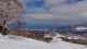海の見えるスキー場