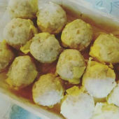 鯛のアラ炊きと一芳亭焼売 画像2