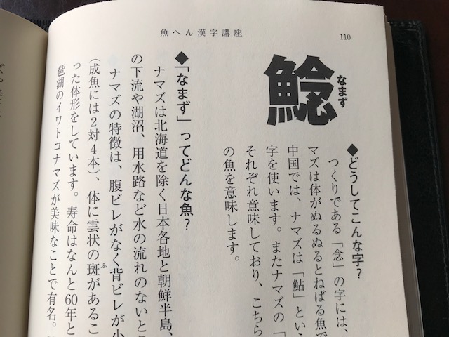 万ちゃん記 766 魚へん Vol 1 鯰 今回 今年 こそリバウンドしない 健康管理カラダカラノート