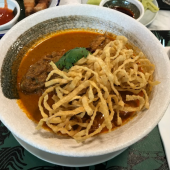 万ちゃん記 (973)【 カオソーイ（カレー麺）(Vol.2) 】～今回(今年)こそリバウンドしない！ 画像1