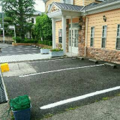 駐車場白線引き 画像1