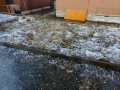 初雪と贅沢コーヒー