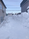 車庫と地面が同じ高さ