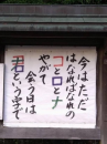 万ちゃん記 (1596）【 君＝コ+ロ+ナ 】～今回(今年)こそリバウンドしない！
