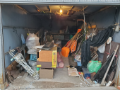 車庫の不用品回収 画像1
