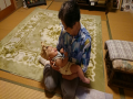 実家にて