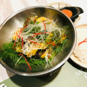 万ちゃん記 (2030）【 白身魚とハーブの炒め物 】～今回(今年)こそリバウンドしない！ 画像1