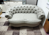 まるの体重が減った、ソファー到着 画像1