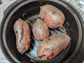 梅干しの種で傷 と 焼き芋
