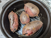 梅干しの種で傷 と 焼き芋 画像1