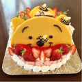 プーさんハーフバースデーケーキ