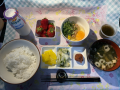 ４月13日（日）雨のち晴れ　☔/☀