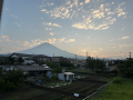 今朝から富士山明け
