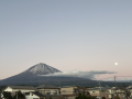富士山の色が変わる