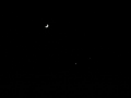 三日月と水星金星がランデブー～♡