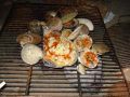 夜中に焼き貝（？）