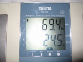 記念すべき日。70Kgをきりました。 画像1