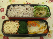 小鯵の南蛮漬け弁当。 画像1
