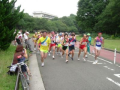 曇り　東京駒沢マラソン練習大会に参加