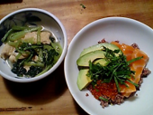 サーモン・アボガド丼／オー・バカナルのサラダランチ 画像3