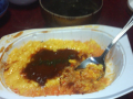 夕食を抑えました