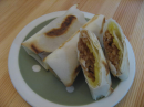 デミグライス焼き春巻き