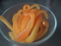 パプリカの甘辛炒め 手順1