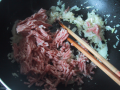 かぼちゃの肉みそチーズ焼き 手順6
