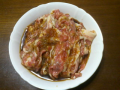 豚肉のリンゴ巻き 手順1